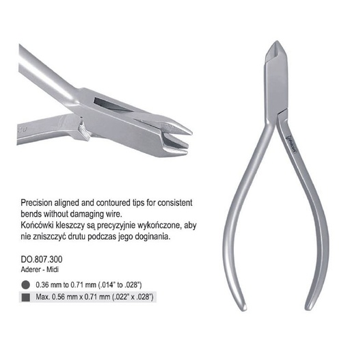 [DO.807.300] Pliers wire bending Aderer medium
