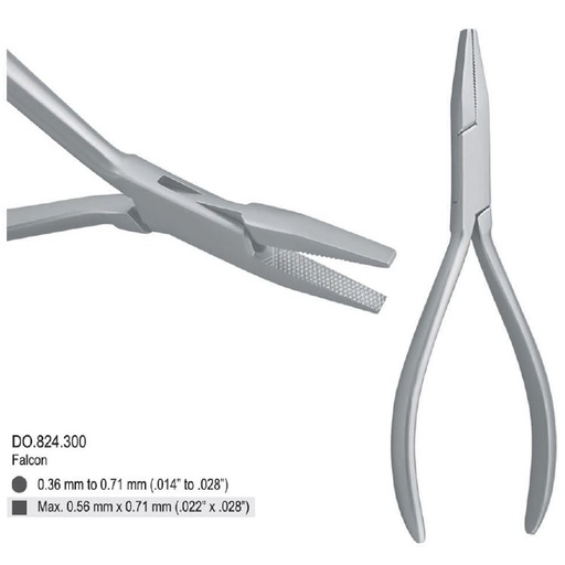 [DO.824.300] Pliers wire bending flat nose Falcon