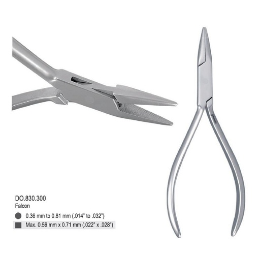 [DO.830.300] Pliers wire bending flat nose Falcon