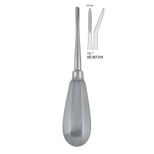 [DE.027.010] Elevator Bein 2mm fig. 1 deep curved