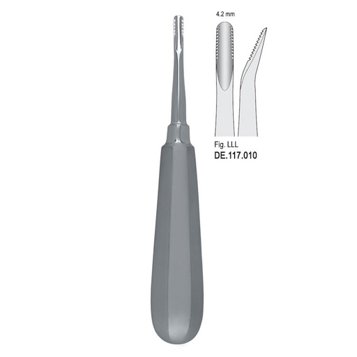 [DE.117.010] Elevator Lindo-Levian serrated curved fig. 1