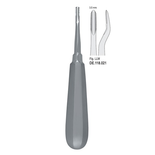 [DE.118.021] Elevator Lindo-Levian serrated bayonet distal 