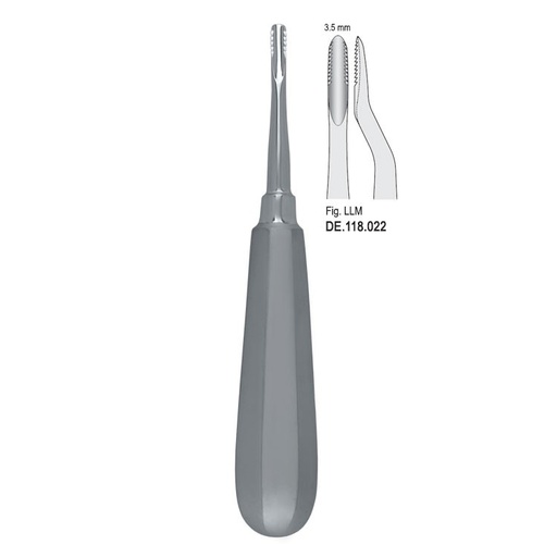 [DE.118.022] Elevator Lindo-Levian serrated bayonet mesial