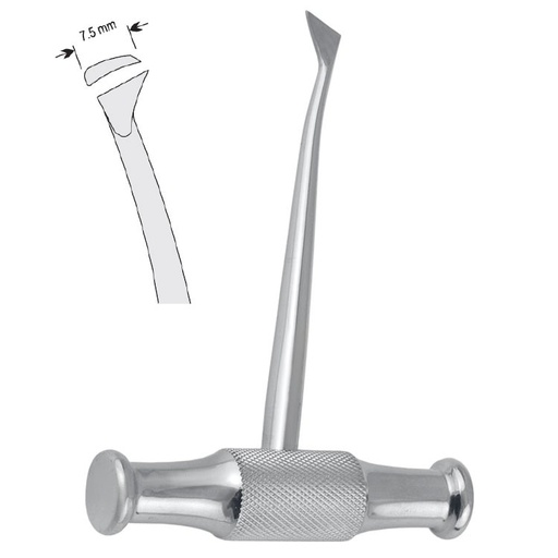 [DE.265.320] Elevator T-handle W.F. Barry left fig. 320