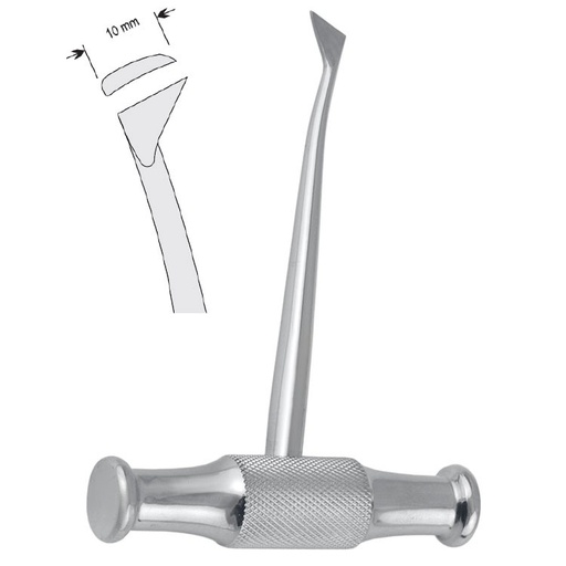 [DE.265.322] Elevator T-handle W.F. Barry left fig. 322