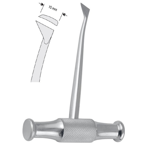 [DE.265.323] Elevator T-handle W.F. Barry right fig. 323