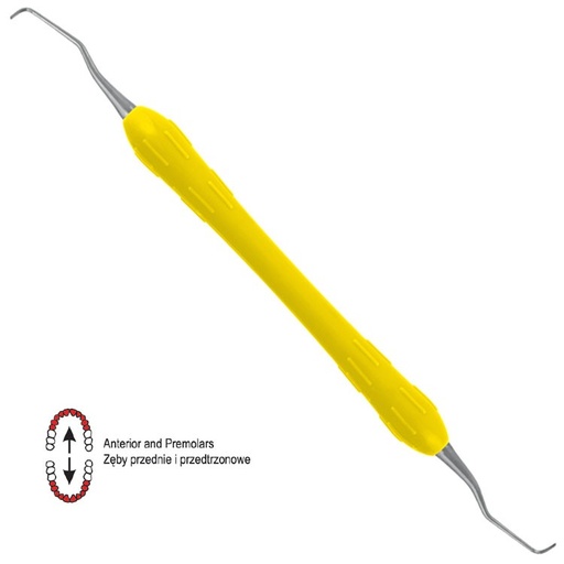 [DP.160.061] Easy-Color Curette Gracey standard de fig. 5/6 (Yellow)