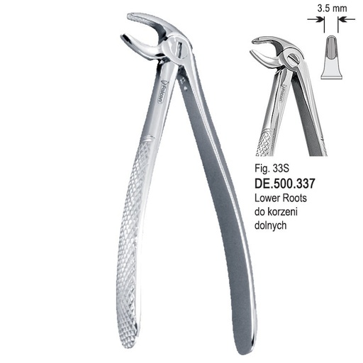 [DE.500.337] Extraction forceps children pattern fig. 33S