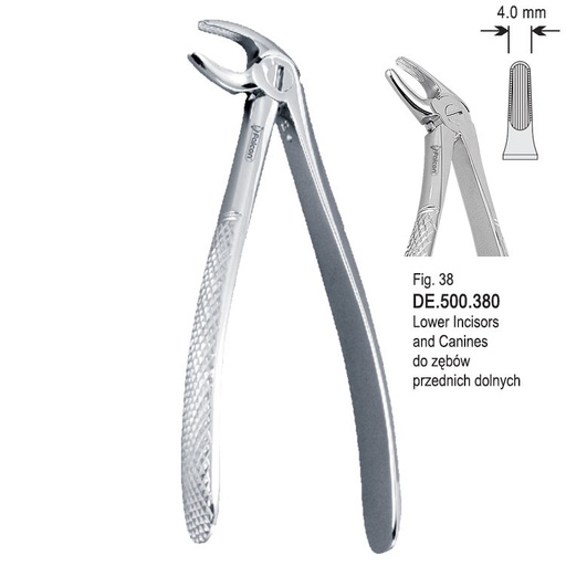 [DE.500.380] Extraction forceps children pattern fig. 38