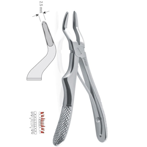 [DE.650.517] Extraction forceps children pattern fig. 51S