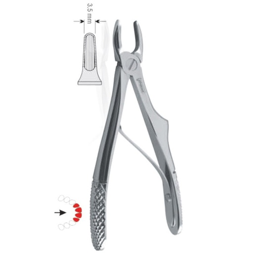 [DE.651.370] Extraction forceps children pattern fig. 137