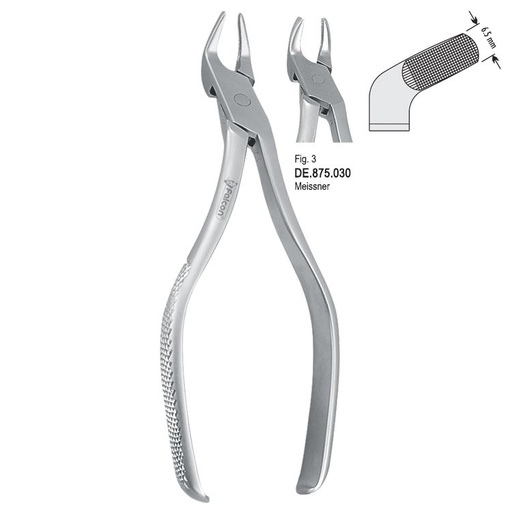 [DE.875.030] Extraction forceps Meissner fig. 3