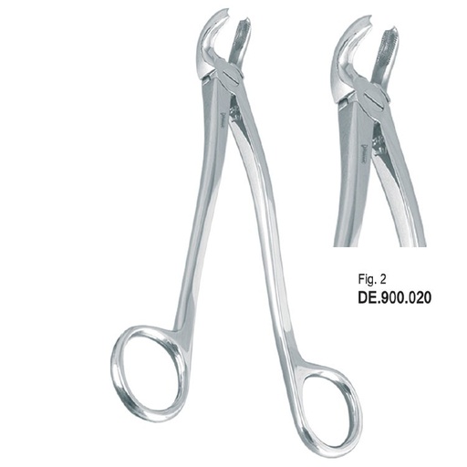 [DE.900.020] Extraction forceps with ring handle