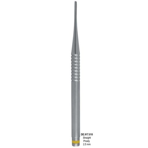 [DE.917.010] Luxating hybrid micro serrated straight 2.5mm (Yellow)