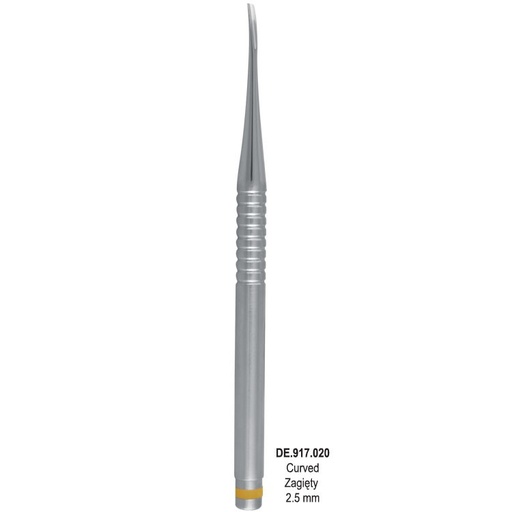 [DE.917.020] Luxating hybrid micro serrated curved 2.5mm (Orange)