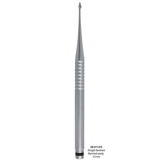[DE.917.070] Luxating hybrid micro serrated straight Bernhard 3.5mm (Black)