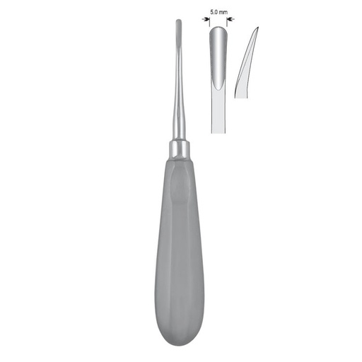 [DE.920.050] Luxation elevator curved 5mm fig. 5