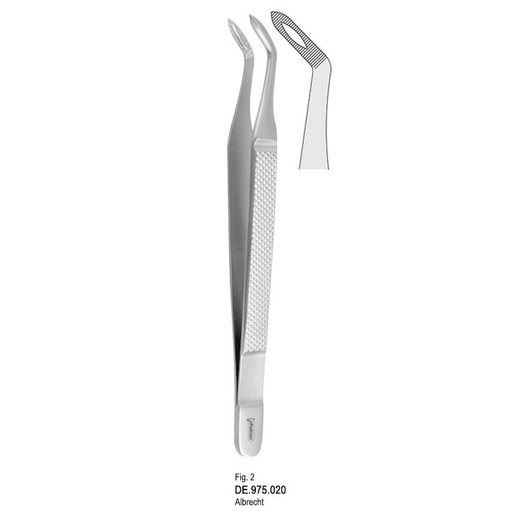 [DE.975.020] Tweezers extraction Albrecht sharp fig. 2