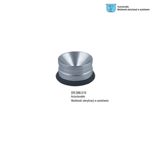 [DR.098.010] Amalgam well silicone base Deluxe, autoclavable