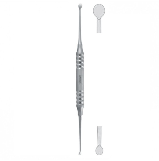 [FC.022.190|--|F59-808-19R|R59-808-19R] Curette Arnett double ended 190mm