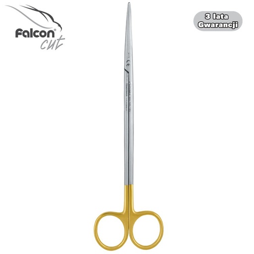 [BS.195.180] Falcon-Cut Scissors Metzenbaum-Delicate BL/BL curved 180mm 