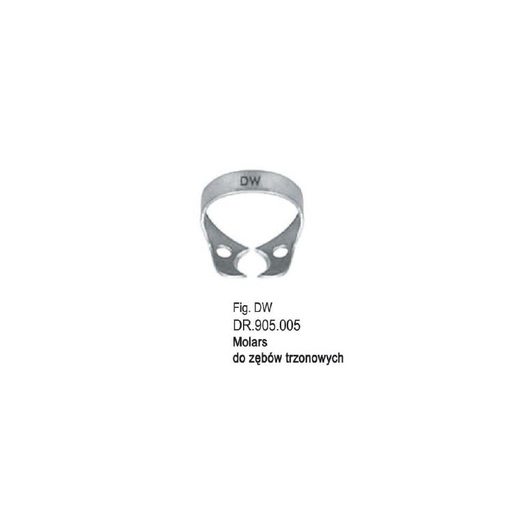 [DR.905.005] Rubber dam clamp fig. DW