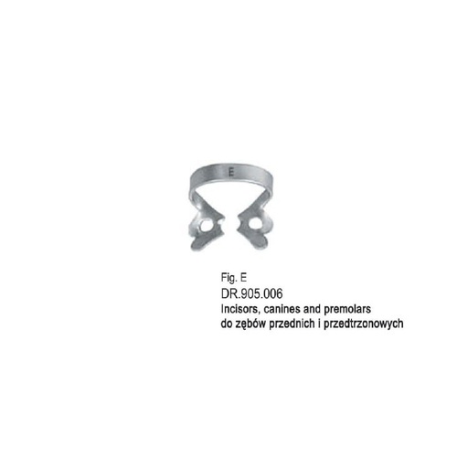 [DR.905.006] Rubber dam clamp fig. E