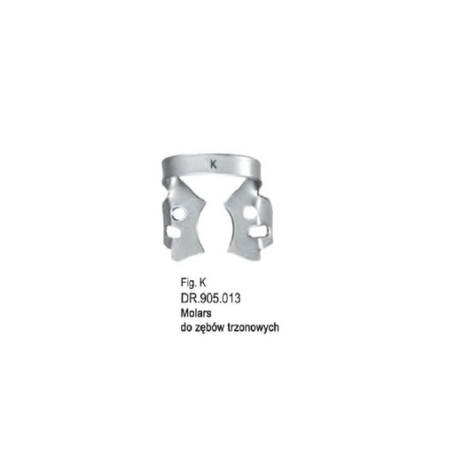 [DR.905.013] Rubber dam clamp fig. K