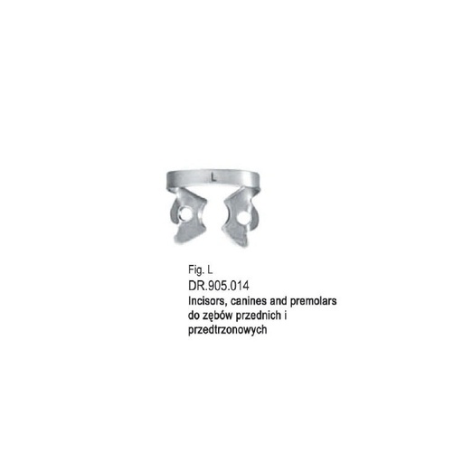 [DR.905.014] Rubber dam clamp fig. L