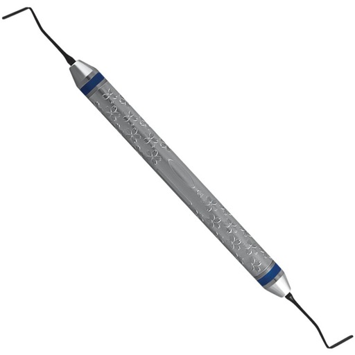[DR.400.021F] Flower-Line Compo-Art applicator twisted (Dark blue)
