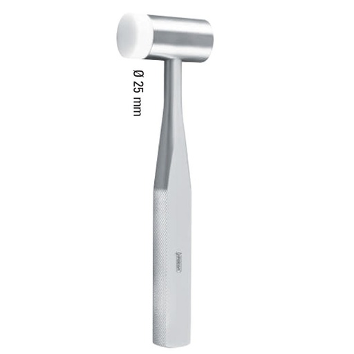 [FC.686.185|--|F64-521-18R|R64-521-18R] Mallet Falcon aluminum handle 185mm