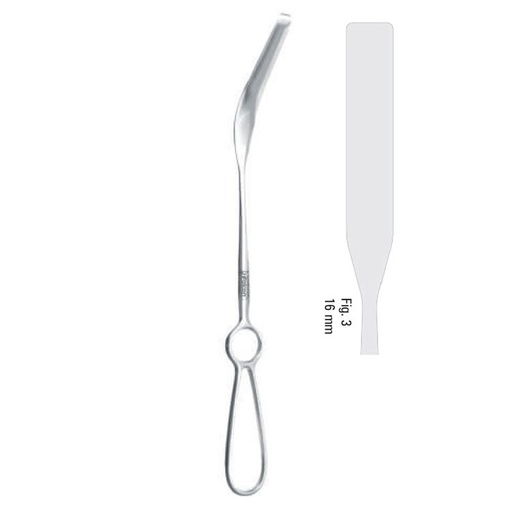 [FC.885.030|--|F66-499-03R|R66-499-03R] Retractor ramus medial Burton 16mm, 300mm