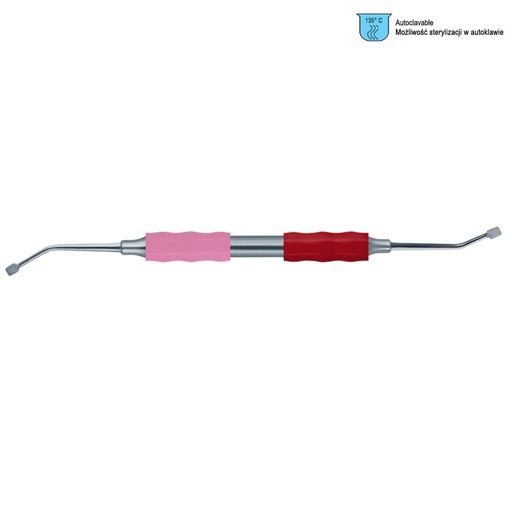 [DS.146.014] Soft-Line Curette de Ruddle rectangular ends fig. 1