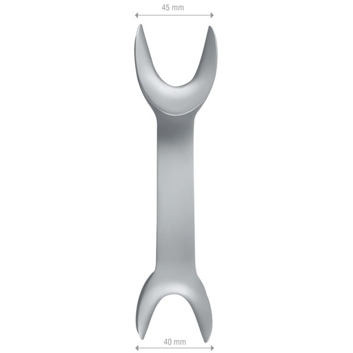 [DS.435.030] Retractor cheek DE Falcon-Simplex V-shape  170mm
